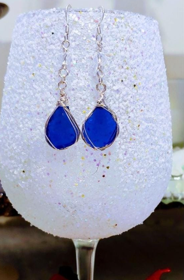 Sterling Long Drop Earrings