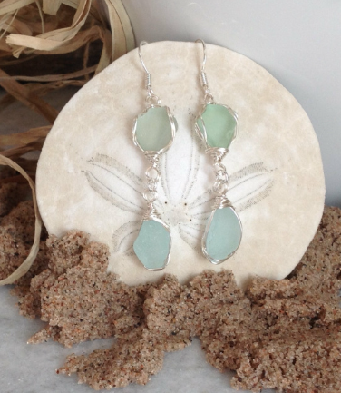 Sterling Double Drop Earings