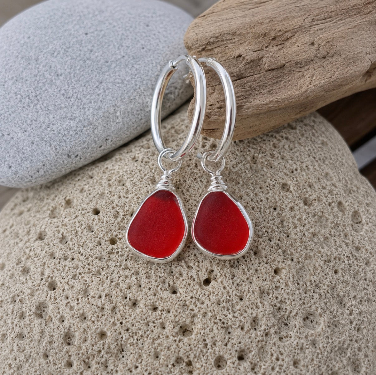 Sterling Hoop Earrings