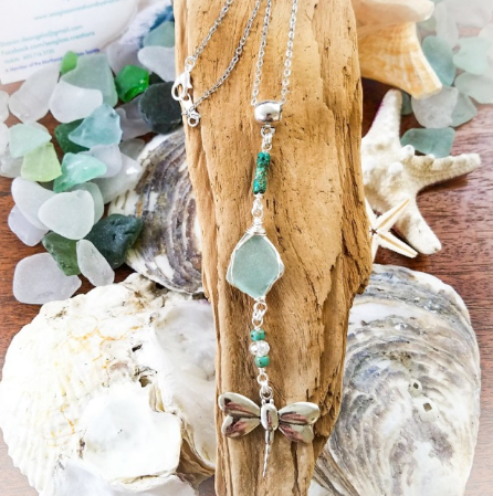 Sterling Dragonfly Necklace