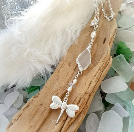 Sterling Dragonfly Necklace