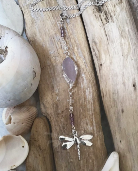 Sterling Dragonfly Necklace
