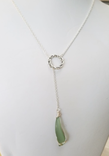 Sterling Lariat Necklace
