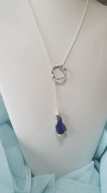 Sterling Lariat Necklace