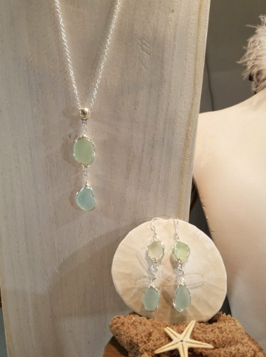 Sterling Double Drop Earings