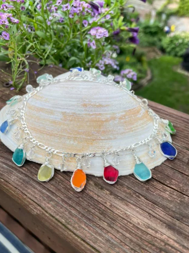Ultimate Sea Glass Anklet
