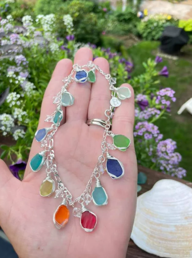 Ultimate Sea Glass Anklet