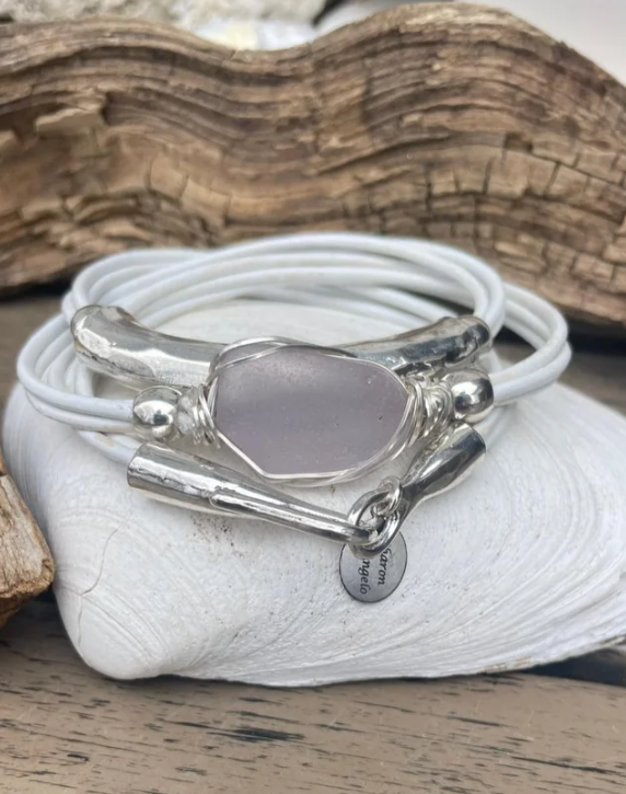 Hammered Leather Wrap