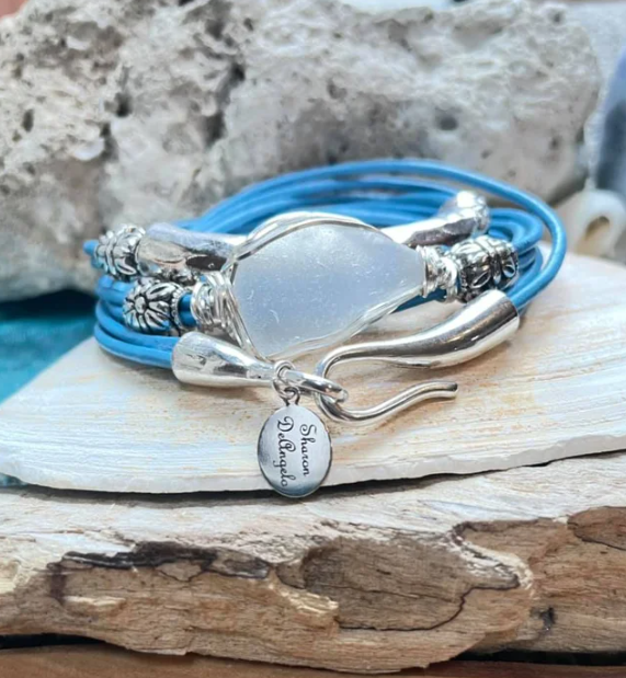 Hammered Leather Wrap