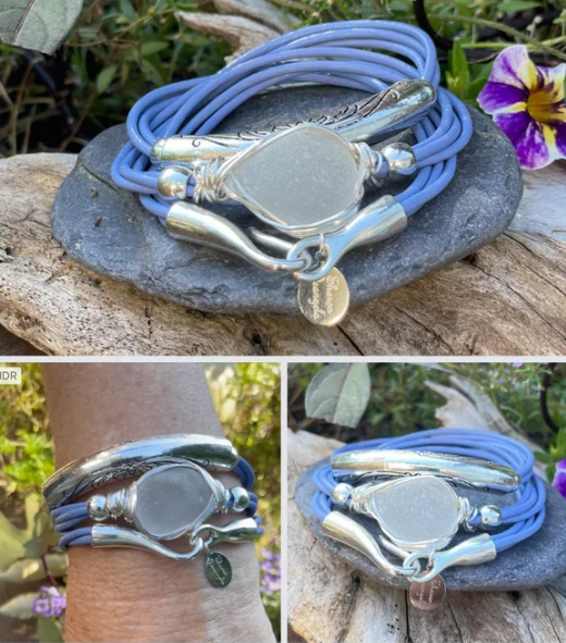 Hammered Leather Wrap