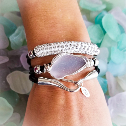 Sparkle Leather Wrap