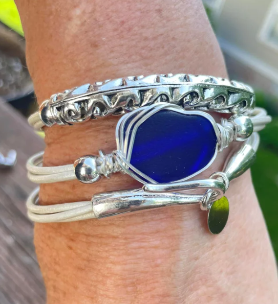 Filigree Leather Wrap