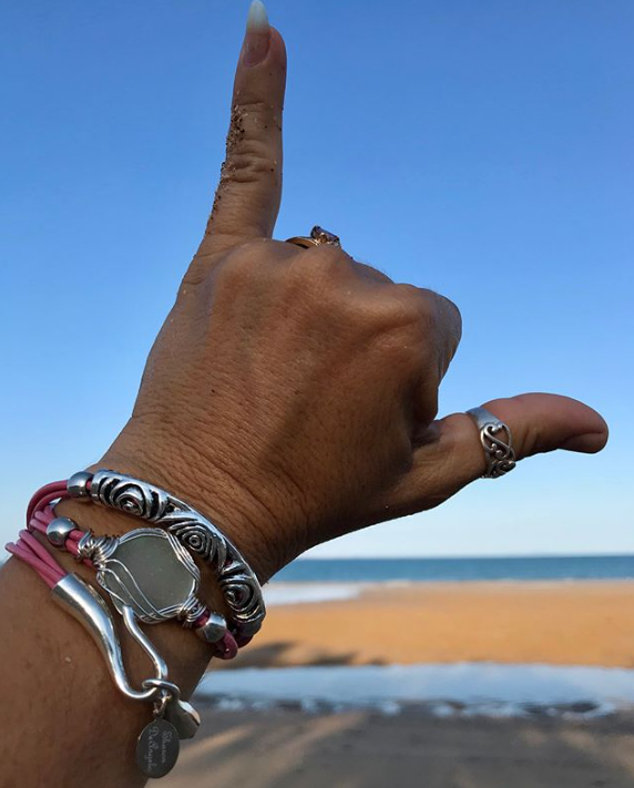 Filigree Leather Wrap