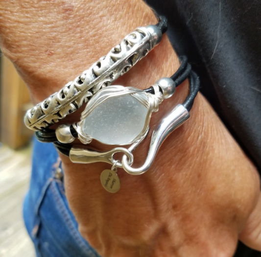 Filigree Leather Wrap