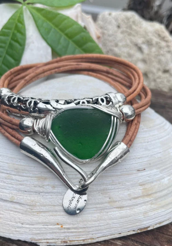 Filigree Leather Wrap