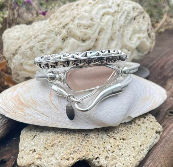 Filigree Leather Wrap