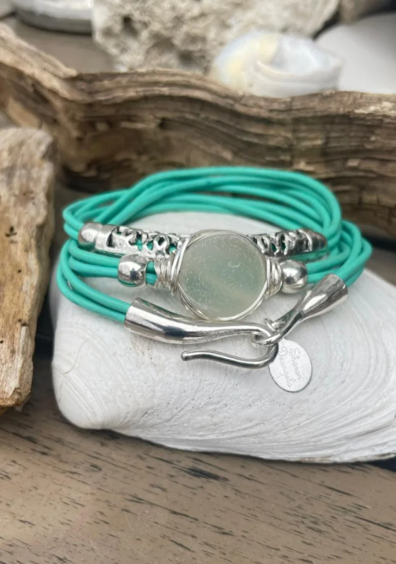 Filigree Leather Wrap