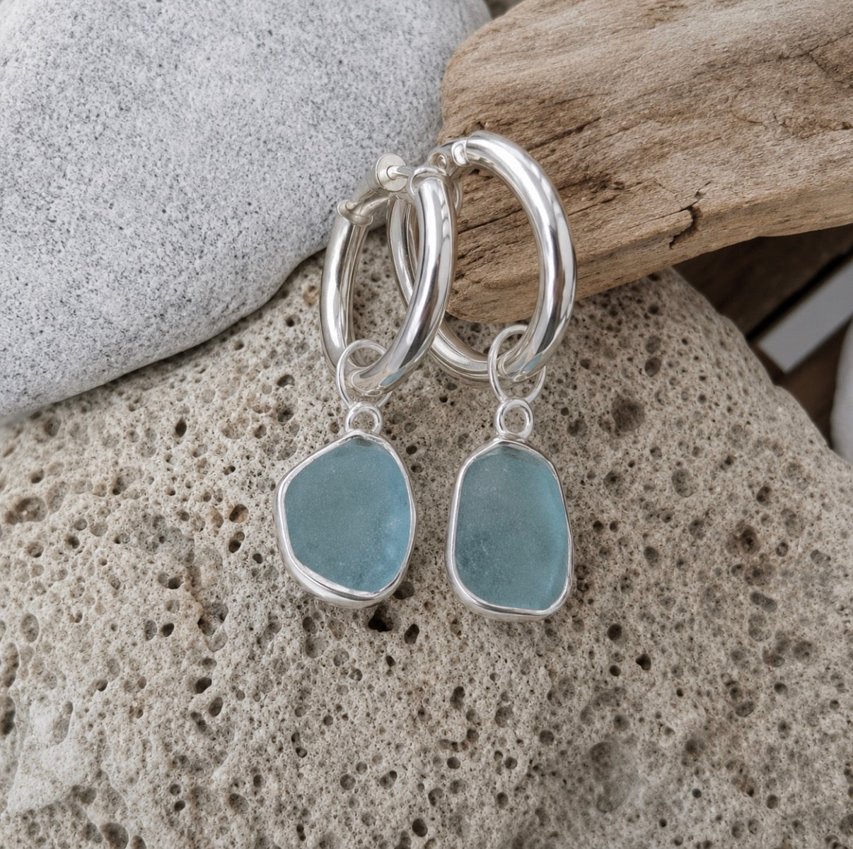 Sterling Hoop Earrings