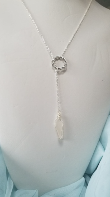 Sterling Lariat Necklace