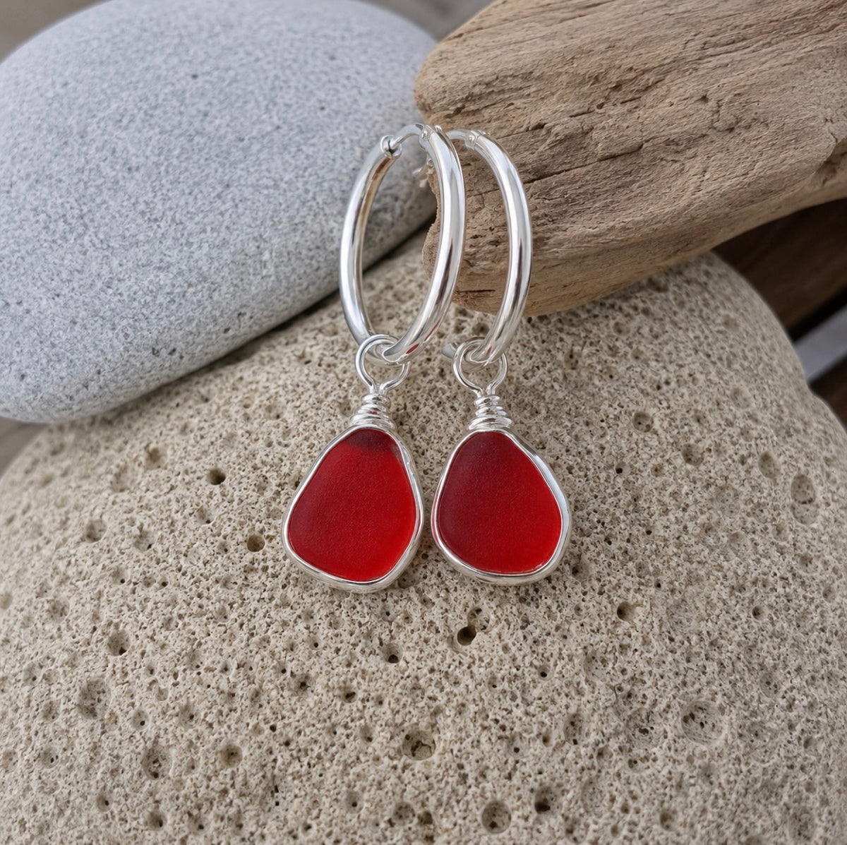 Sterling Hoop Earrings