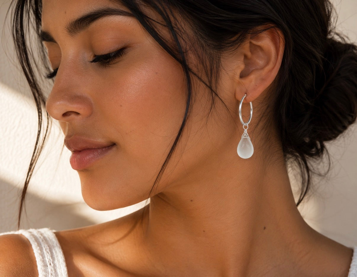 Sterling Hoop Earrings